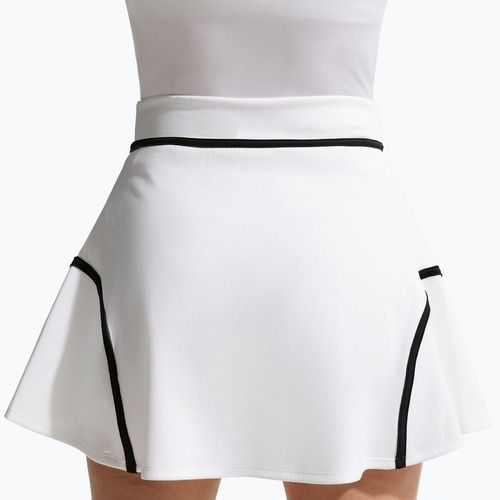 Teniszszoknya Nike Court Advantage Dri-Fit High Waisted white/black
