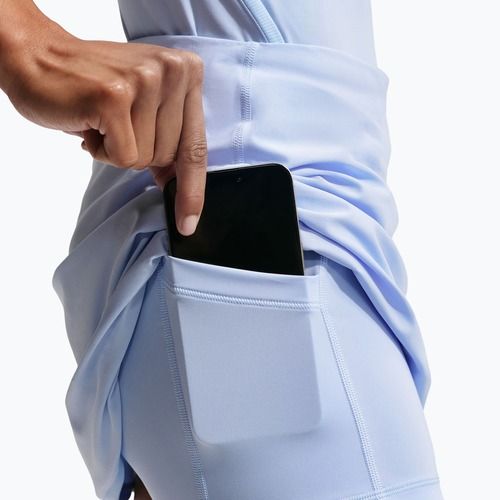 Teniszszoknya Nike Victory Dri-Fit Straight Pleated hydrogen blue/hydrogen blue/white