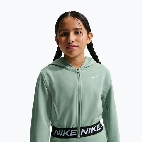 Gyerekpulóver Nike Pro Fleece Dri-Fit Full-Zip steam/steam/black/white