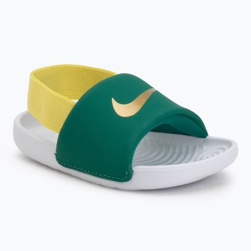 Nike Kawa gyerek papucs malachite/sonic yellow