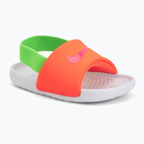 Gyerek papucs Nike Kawa total orange/green strike