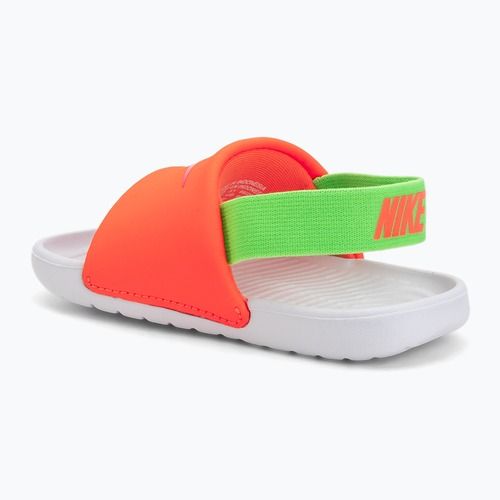Gyerek papucs Nike Kawa total orange/green strike