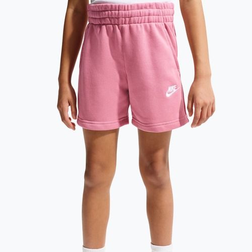 Nike Sportswear Club Fleece gyerek rövidnadrág peony/peony/white