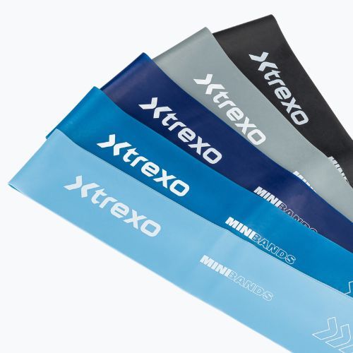 Edzésszalag-készlet  XTREXO 5 Mini Power Band resistance band 5 pcs. multicolor