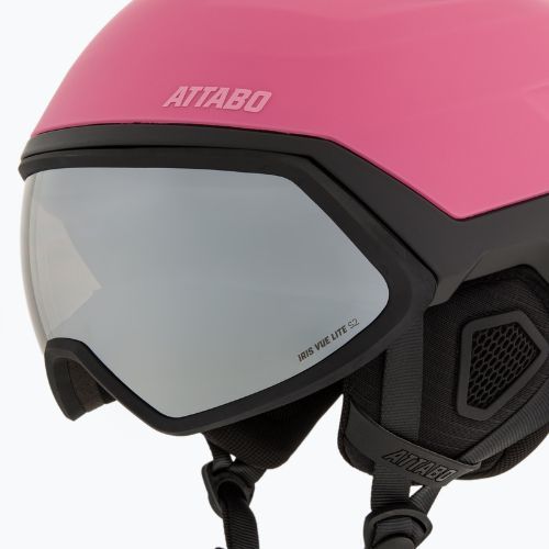 Gyerek sísisak ATTABO Avens 3.0 Jr Visor ERT Pink