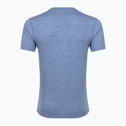 Férfi termoaktív póló WOOLCANO Merino 100% TEE0546 blue