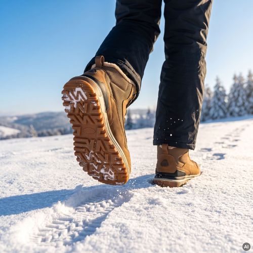 Férfi hótaposó KADVA TANRIS MID WP Brown