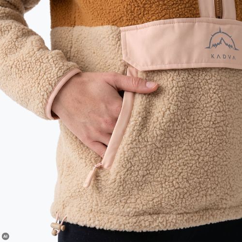 Női polár pulóver KADVA RODIA WMNS bézs