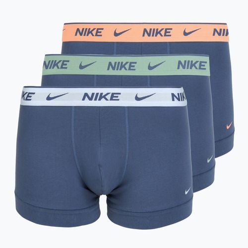 Férfi boxer nadrág Nike Cotton Stretch Trunk 3 pairs mineral