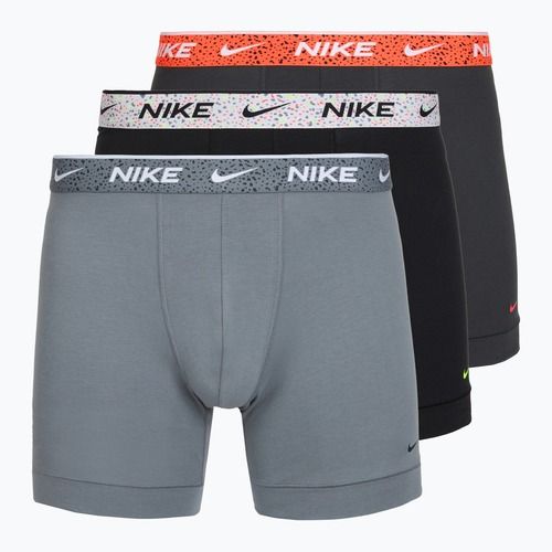 Férfi boxer nadrág Nike Essential Cotton Stretch 3 pairs gray multi