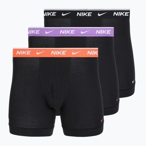 Férfi boxer nadrág Nike Essential Cotton Stretch 3 pairs cinder black