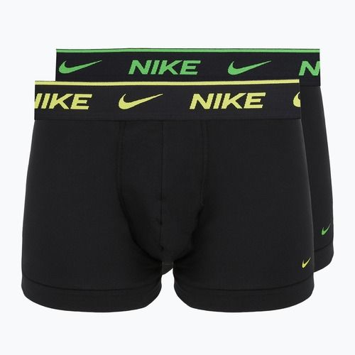 Férfi boxer nadrág Nike Essential Cotton Stretch 2 pairs black pepper