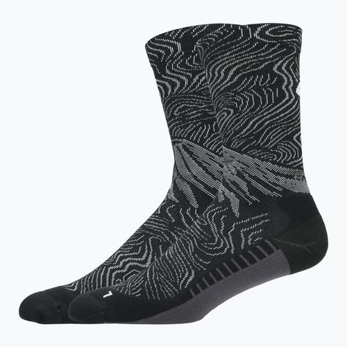 Zokni ASICS Fujitrail Graphic Crew black/cloud grey