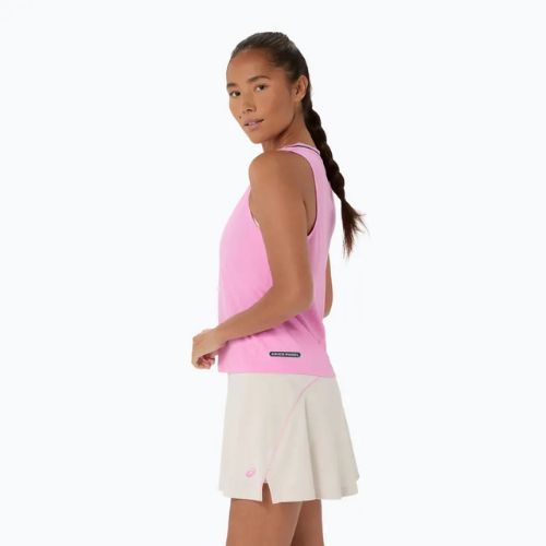 Női ASICS Padel Court ujjatlan teniszpóló bubblegum színben