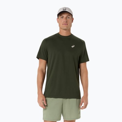 Férfi teniszpóló ASICS Court Top vintage khaki