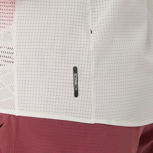 Női futópóló ASICS Fujitrail Elite Graphic krém