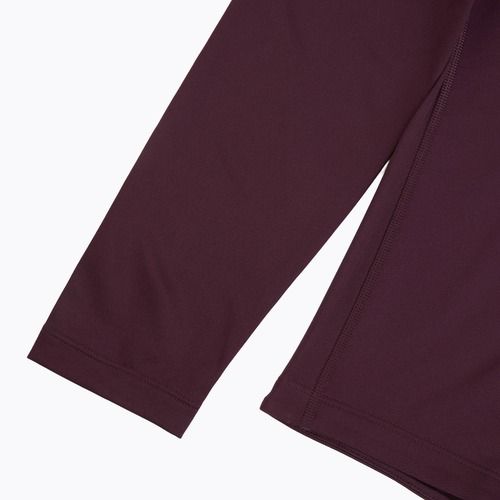 Női hosszú ujjú póló futáshoz ASICS Core 1/2 Zip Winter Top dark aubergine