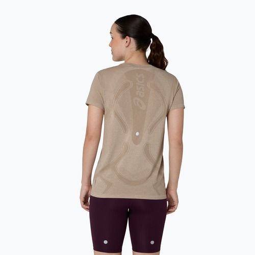Női futó póló Asics Road Seamless Ss Top greige