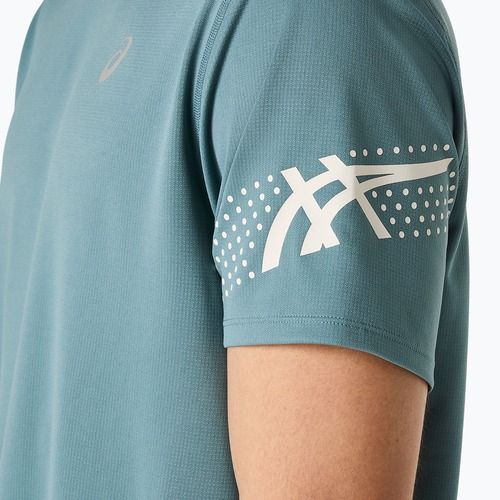 Férfi futó póló ASICS Icon foggy teal
