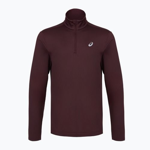 Férfi futópulóver ASICS Core Ls 1/2 Zip Winter Top dark currant