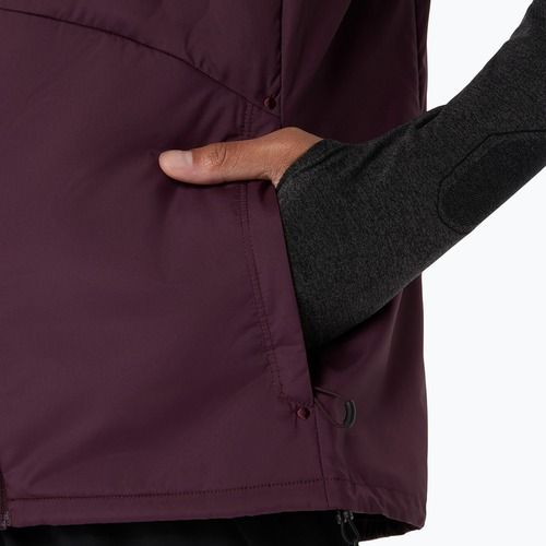 Férfi futó ujjatlan Asics Road Winter Gilet dark currant