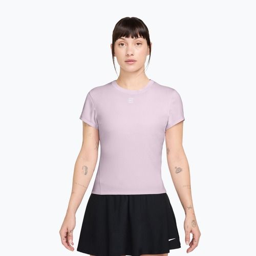 Női teniszpóló Nike Court Dri-Fit Advantage bleached lilac/white