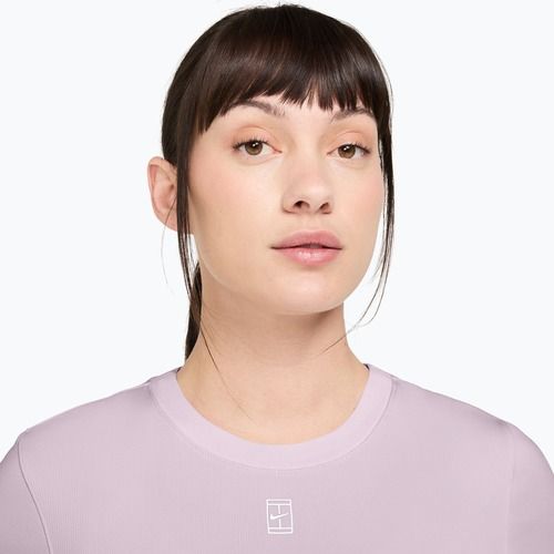 Női teniszpóló Nike Court Dri-Fit Advantage bleached lilac/white
