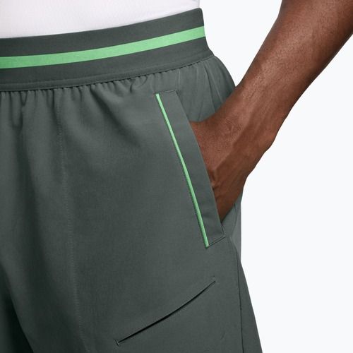 Férfi tenisznadrág Nike Court Dri-Fit Advantage 6" camo green/cucumber calm/cucumber calm