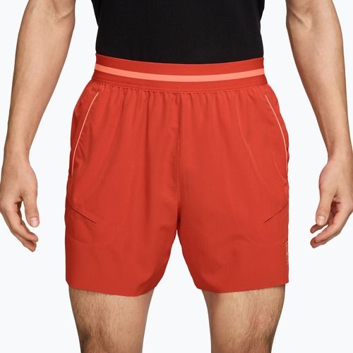 Férfi tenisznadrág Nike Court Dri-Fit Advantage 6" picante red/atomic pink/atomic pink