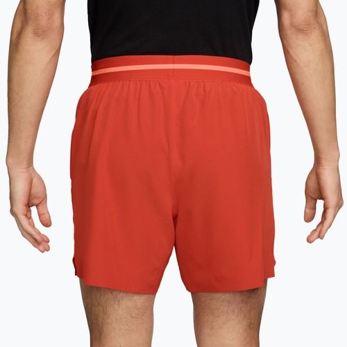 Férfi tenisznadrág Nike Court Dri-Fit Advantage 6" picante red/atomic pink/atomic pink
