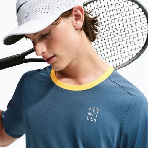 Férfi póló Nike Court Dri-Fit Advantage new slate/laser orange/white