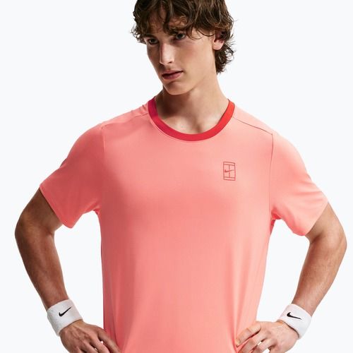 Férfi póló Nike Court Dri-Fit Advantage atomic pink/picante red/picante red