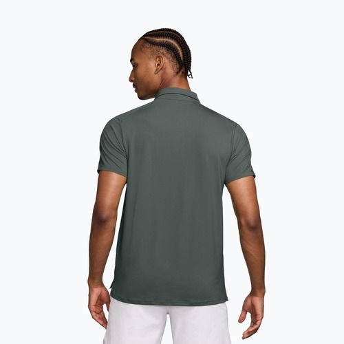 Férfi teniszpóló póló Nike Court Dri-Fit Advantage camo green/cucumber calm