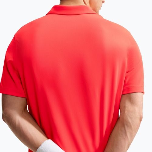 Férfi teniszpóló Nike Court Dri-FIT Bright Crimson/Black