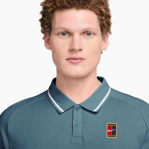 Férfi teniszpóló Nike Court Heritage smokey blue/smokey blue