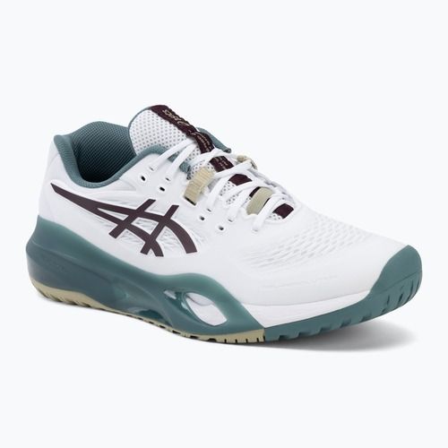 Férfi teniszcipő ASICS Gel-Resolution X white/dark aubergine
