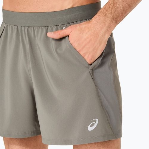 Férfi futónadrág Asics Road 5In Short Truffle Grey