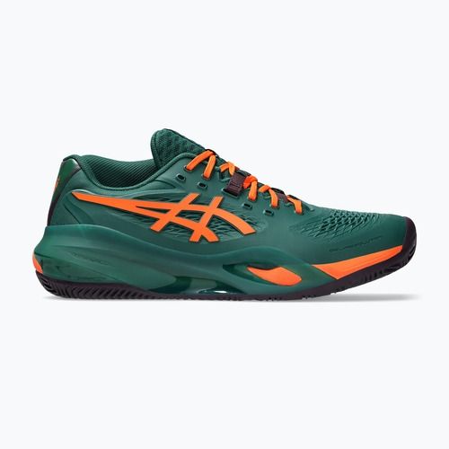 Férfi padelcipő Asics Gel-Resolution X Padel Jewel Green/Energy Orange