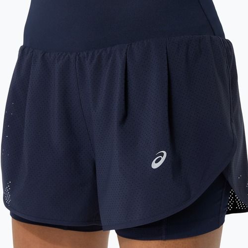 Női futónadrág Asics Road 2-N-1 3.5In Short Midnight