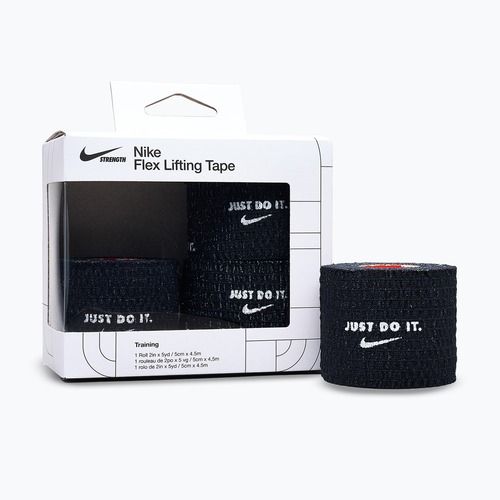 Nike Strenght Flex Lifting Tape 4 db fekete/fehér kohéziós elasztikus kötés