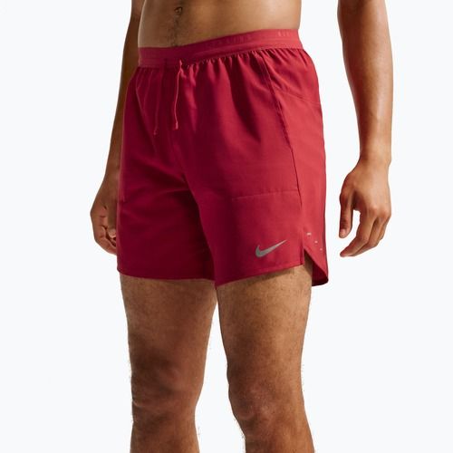 Férfi futónadrág Nike Stride Dri-Fit Brief-Lined 7" tough red