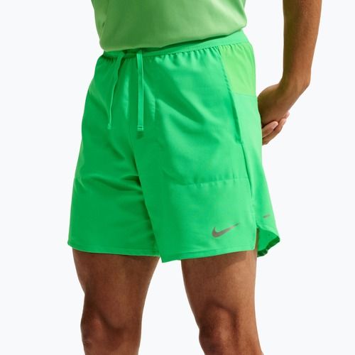Férfi futónadrág Nike Stride Dri-Fit 2in1 7" green spark