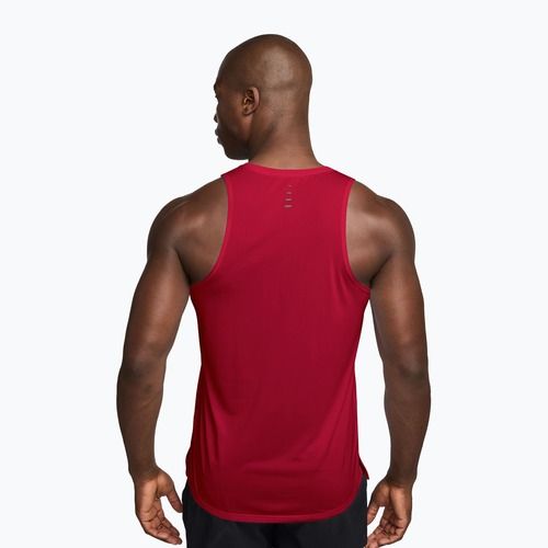 Férfi futó póló Nike Stride tough red