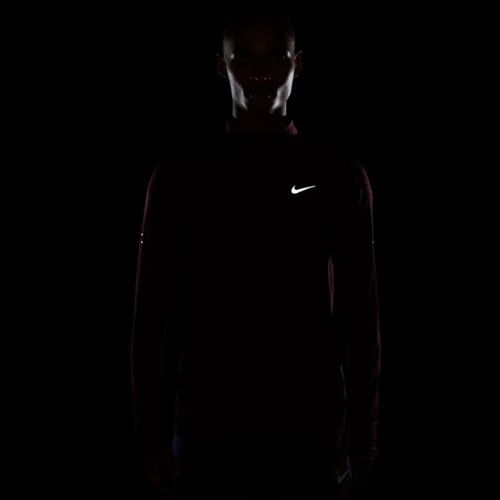 Férfi futópulóver Nike Stride 1/4 Zip Dri-Fit tough red