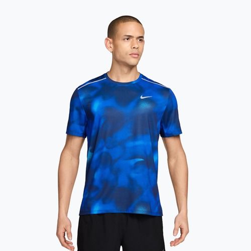 Férfi futó póló Nike Miler midnight navy