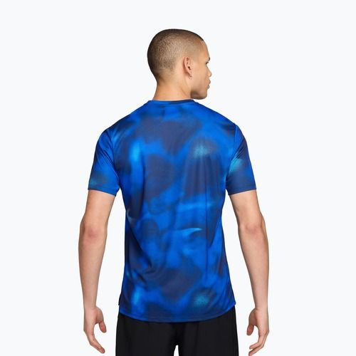 Férfi futó póló Nike Miler midnight navy