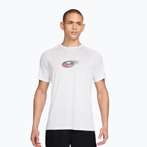 Férfi futó póló Nike Stride white