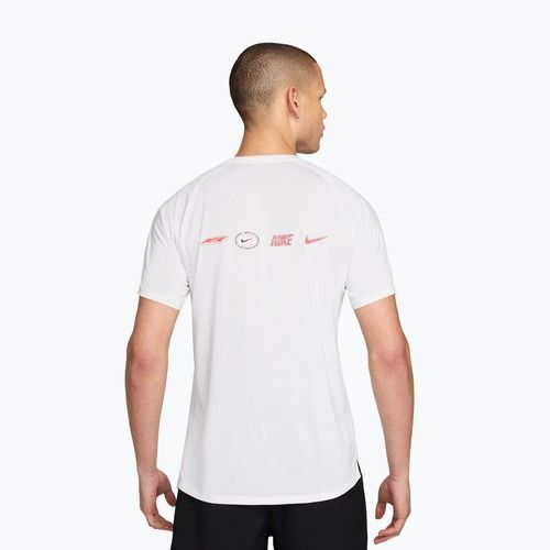 Férfi futó póló Nike Stride white
