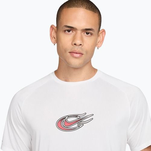 Férfi futó póló Nike Stride white
