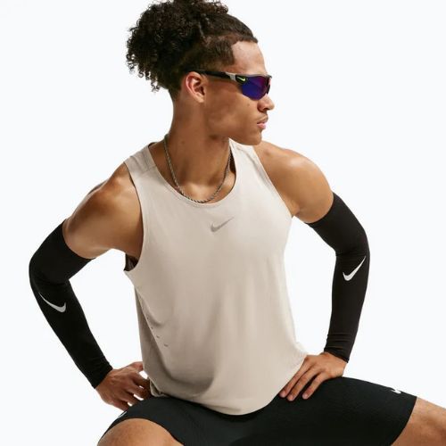 Férfi futó póló Nike Stride cream Ii/sail